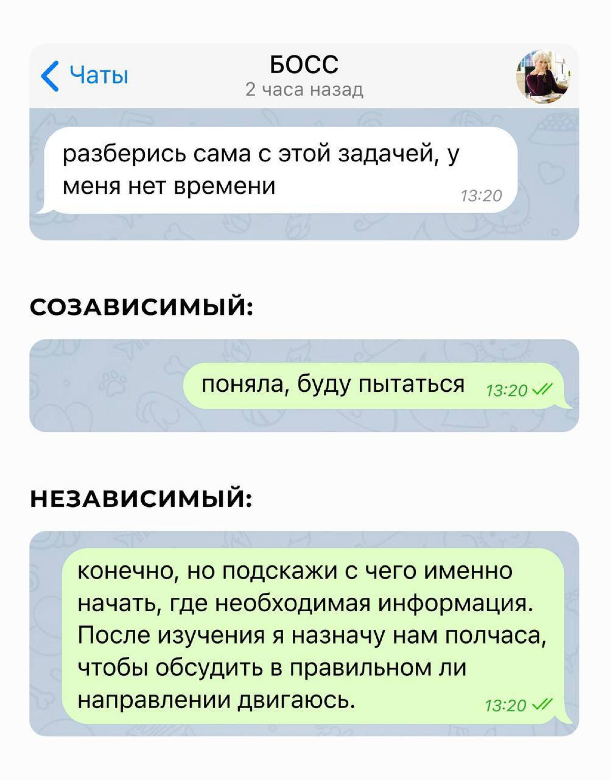 Ежедневно мы сталкиваемся с токсичными комментариями начальства, но есть и хорошие новости —  в наших руках выстраивать границу. Делюсь примерами, как это можно сделать деликатно | Сетка — социальная сеть от hh.ru