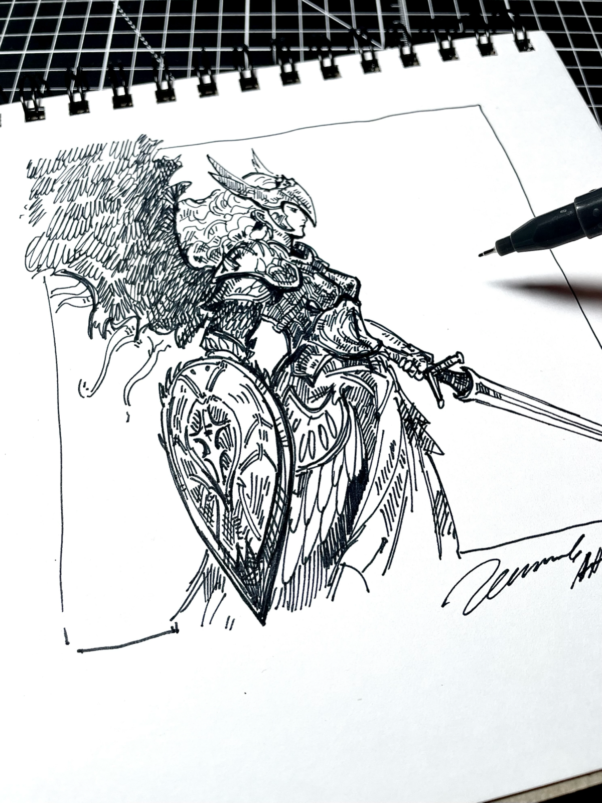 Броня, шлемик, крылья 🗡️. Рисунок дня 🖋️
#арт #творчество #художник | Сетка — социальная сеть от hh.ru