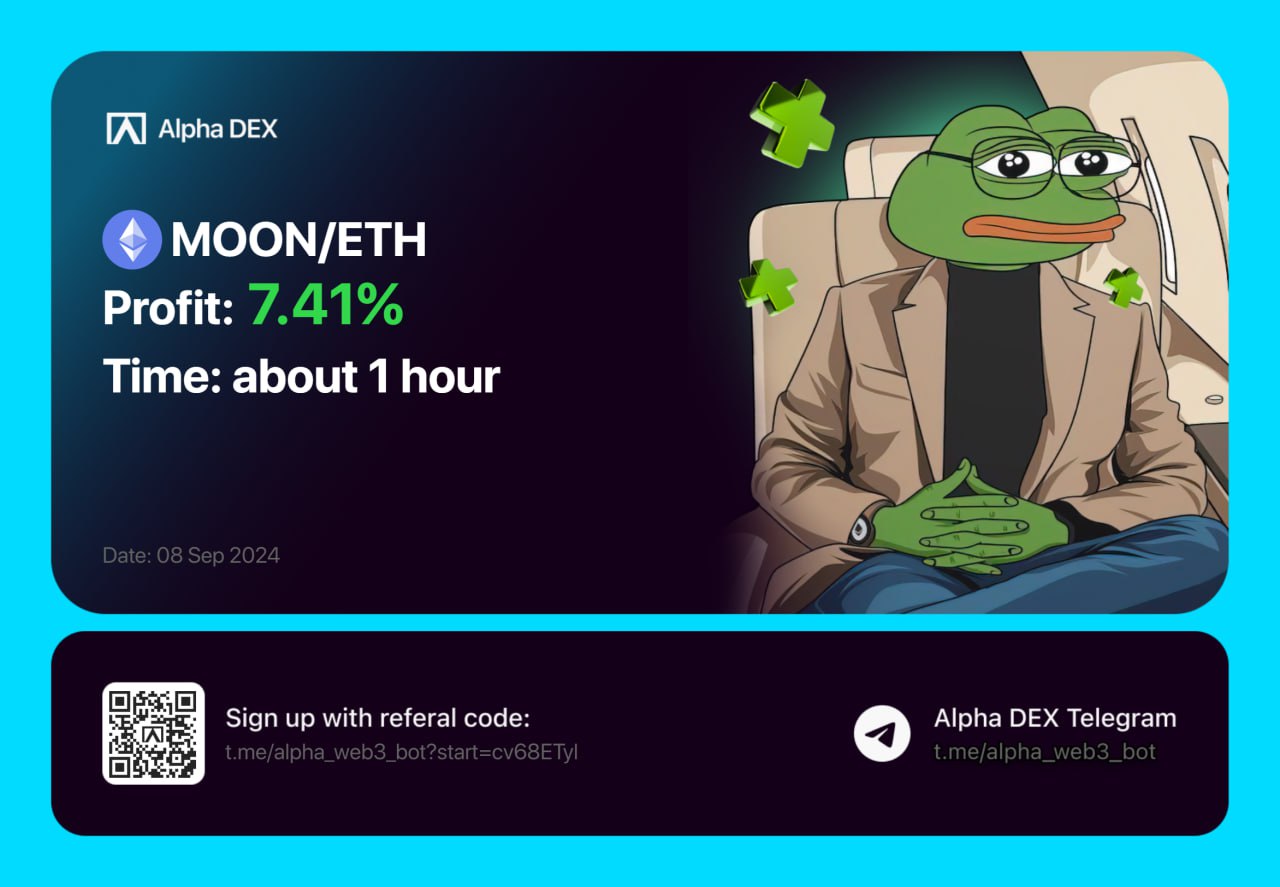 Коллеги всем привет 👋 
Сейчас тестирую терминал для торговли #memcoin на #dex биржах, пока очень интересно 🧐 кстати терминал работает прям в телеграм сразу в 5 сетях #eth #sol #trx #ton #bsc не нужно ... | Сетка — социальная сеть от hh.ru