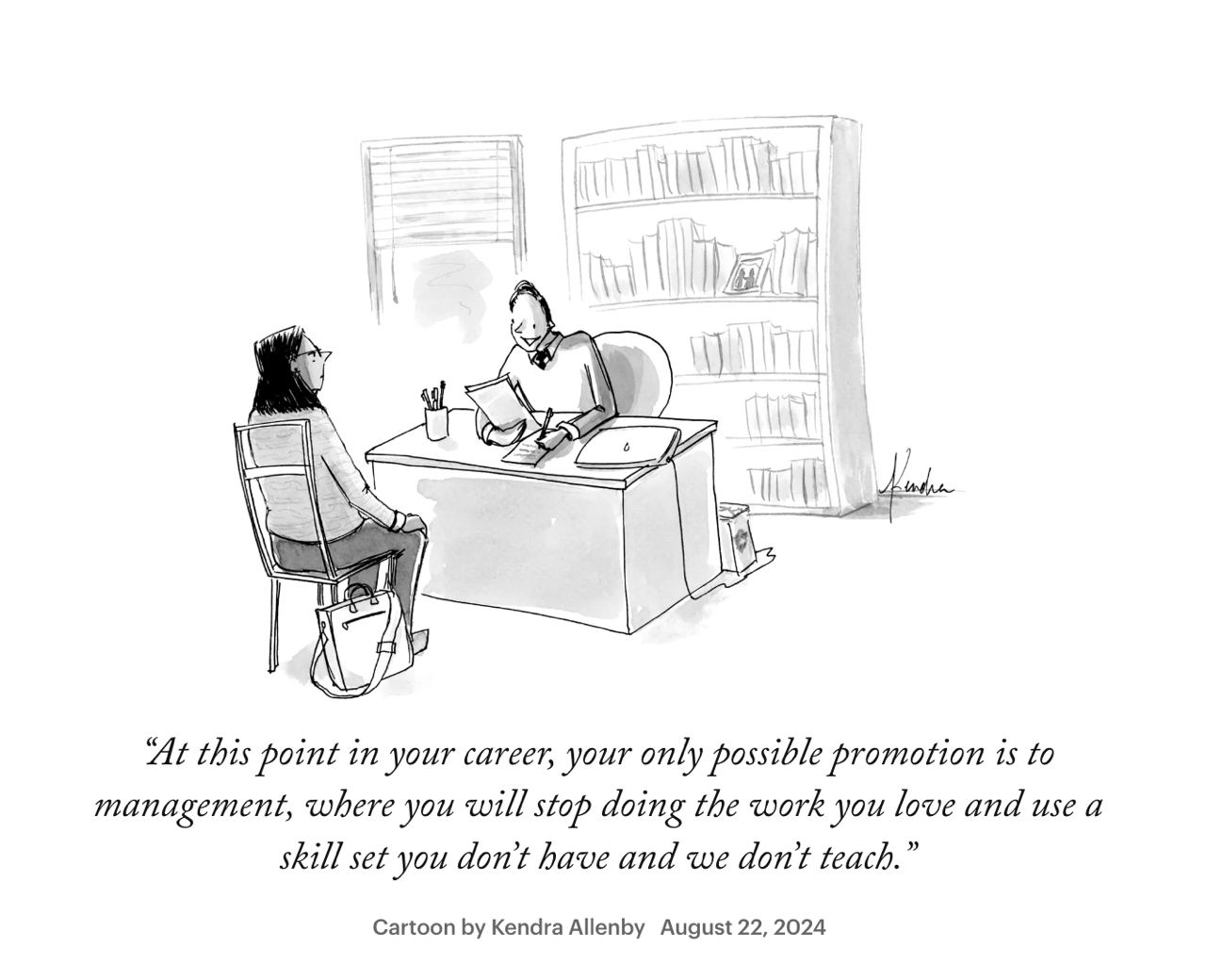 Какой злободневный скетч от The New Yorker.
(из списка иллюстраций августа) | Сетка — социальная сеть от hh.ru