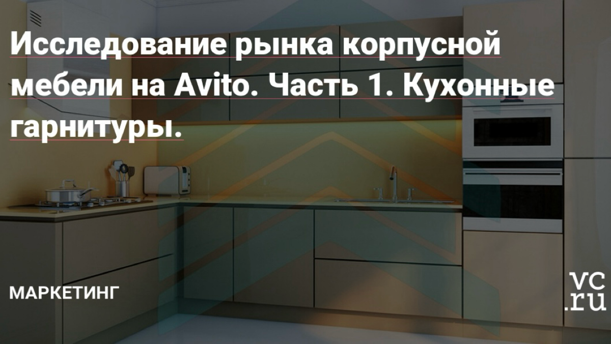 🧐 Исследование рынка корпусной мебели на Avito | Сетка — социальная сеть от hh.ru