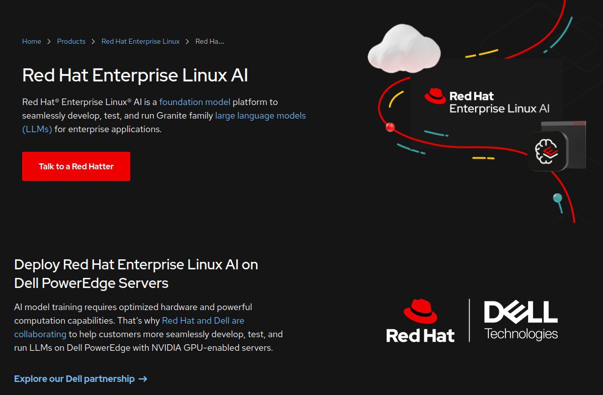 💵 Red Hat представила Red Hat Enterprise Linux AI для машинного обучения
— Дистрибутив RHEL AI включает инструменты и фреймворки для машинного обучения, а также драйверы для аппаратных ускорителей от ... | Сетка — социальная сеть от hh.ru