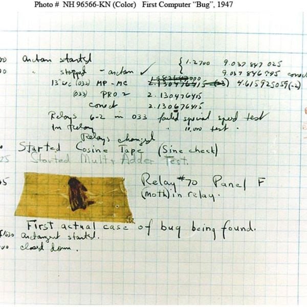 С днем тестировщика!
Вот вам красивая история про отлов багов: 9 сентября, 1947 года в Гарвардском университете, тестировали первую ЭВМ в США | Сетка — социальная сеть от hh.ru