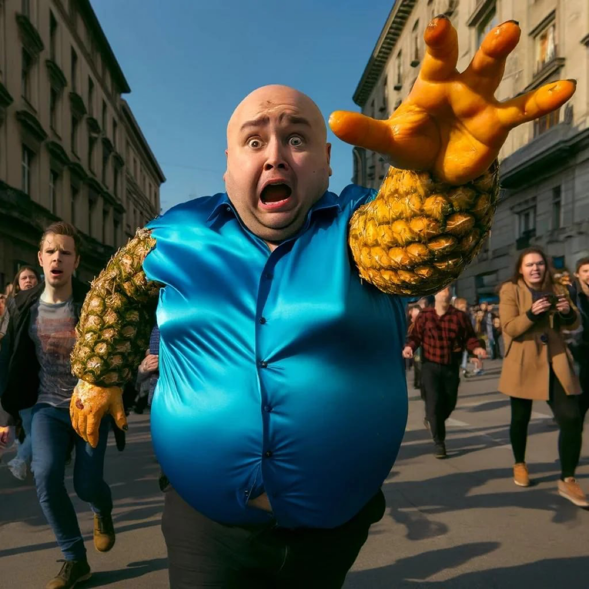 Настоящая история появления ананаса в Губке-Бобе.
Фанатский приквел с помощью нейросетей. | Сетка — социальная сеть от hh.ru