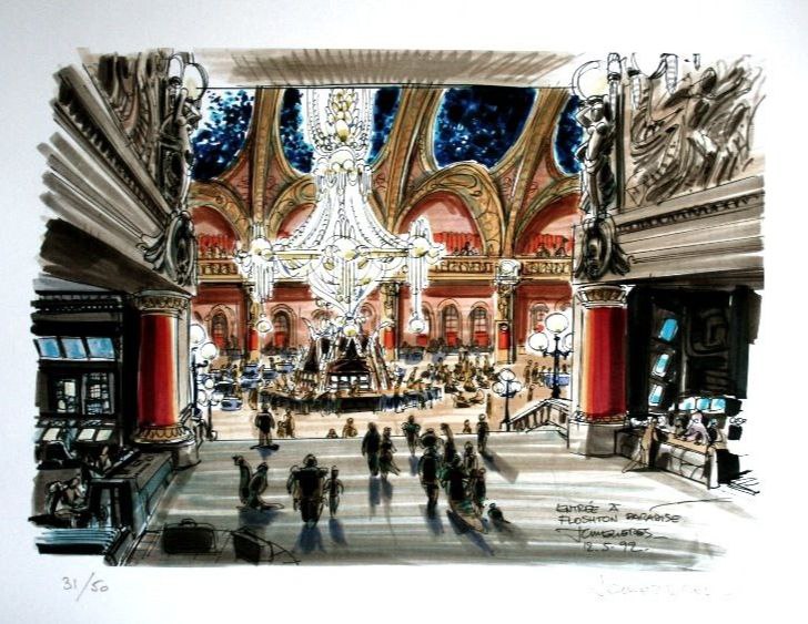 Немало концептов было нарисовано Жаном Клодом Мезьером. Он родился в 1938 году, также как и Мёбиус, и, к сожалению, умер 2 года назад | Сетка — социальная сеть от hh.ru