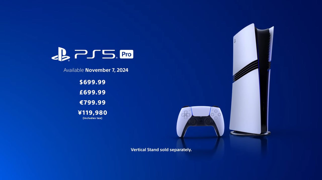 Цена PS5 Pro — 700 баксов! PS5 с дисководом на старте отдавали за 500.
В продаже уже с 7 ноября — осталось ровно два месяца.
Мы только от айфонов отошли, что вы творите?
🍕зумеры в телеграм | Сетка — социальная сеть от hh.ru