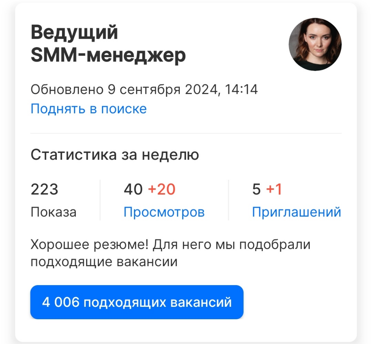 Руководитель SMM vs Ведущий SMM-менеджер | Сетка — социальная сеть от hh.ru
