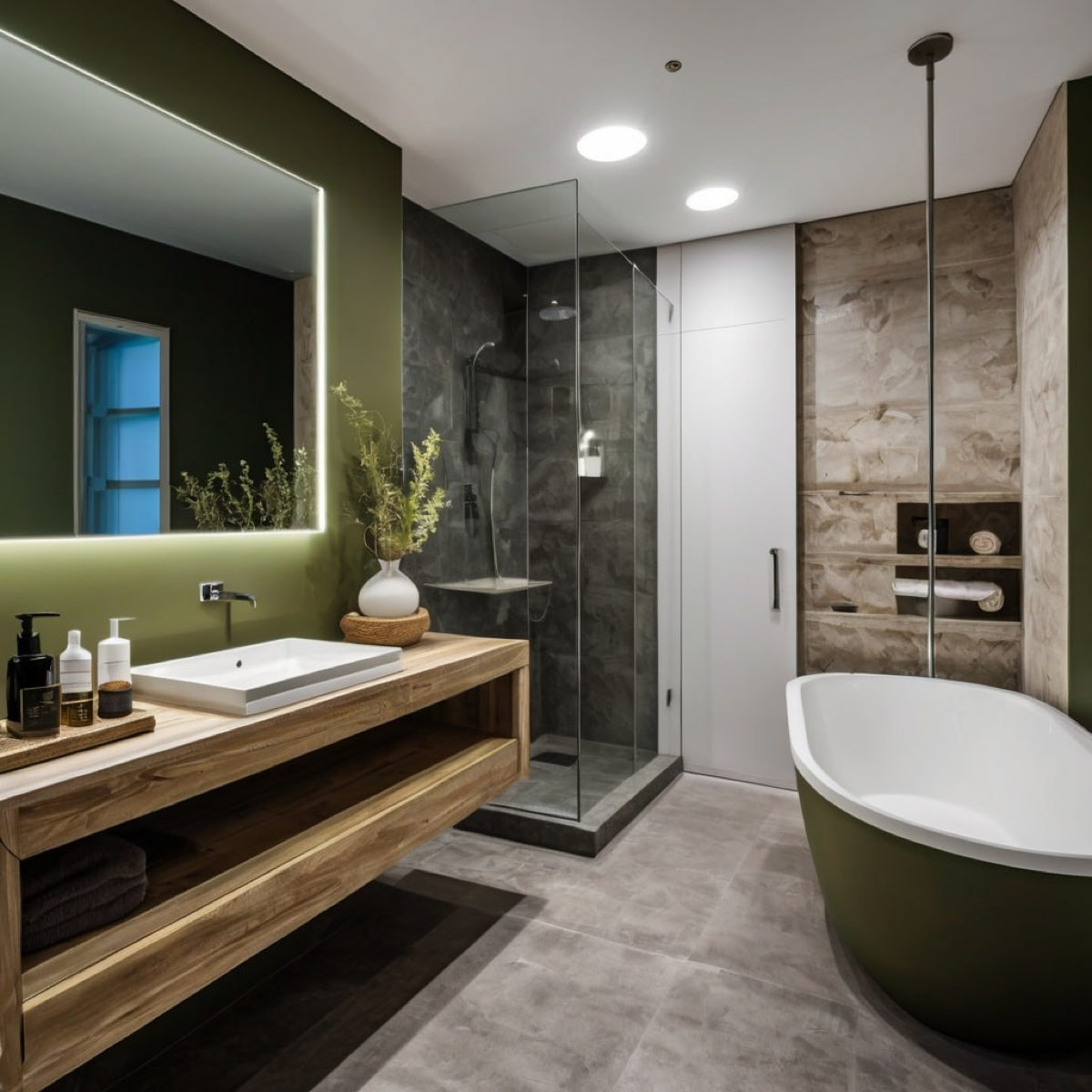 ✨ Оливковый цвет — идеальное решение для спокойного и уютного интерьера в современном стиле | Сетка — социальная сеть от hh.ru