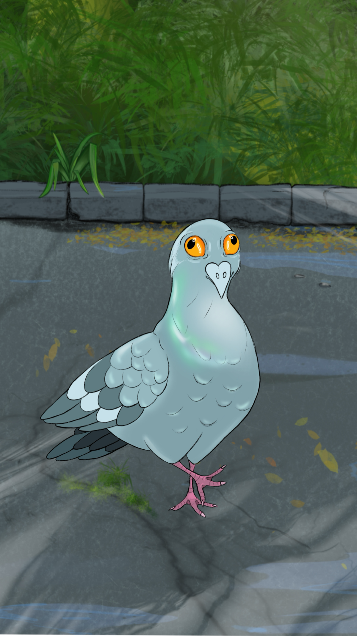 Голубь Вася 🐦
Рисую покадрово в Procreate, анимирую в Procreate Dreams.  Пыталась анимировать в Moho, но как-то не получается. Надо собраться с силами и попробовать этот Blender. | Сетка — социальная сеть от hh.ru
