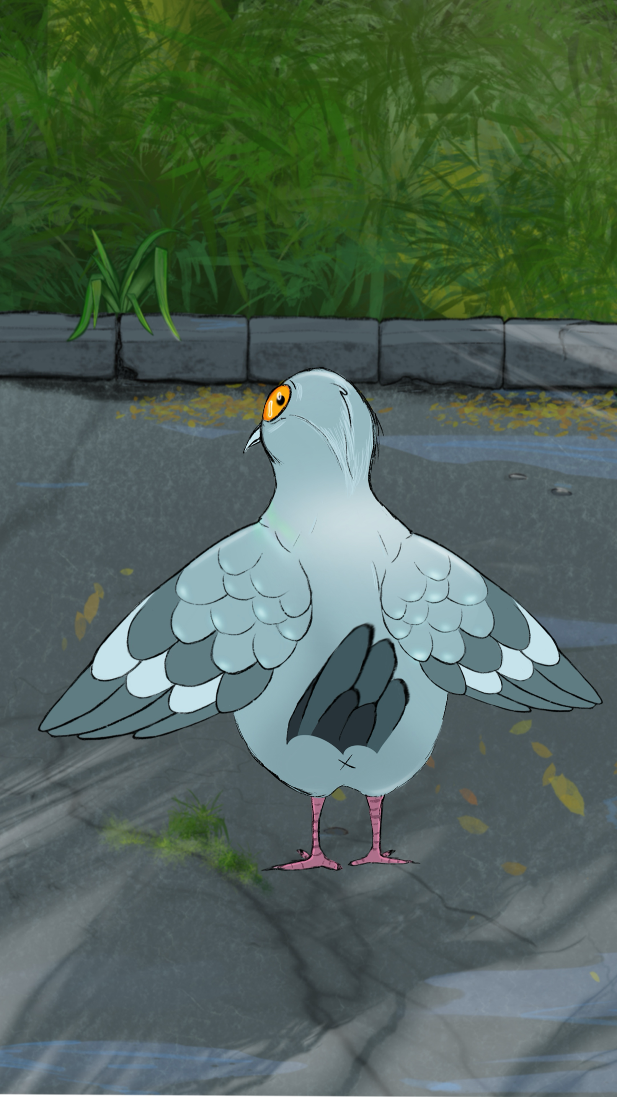 Голубь Вася 🐦
Рисую покадрово в Procreate, анимирую в Procreate Dreams.  Пыталась анимировать в Moho, но как-то не получается. Надо собраться с силами и попробовать этот Blender. | Сетка — социальная сеть от hh.ru