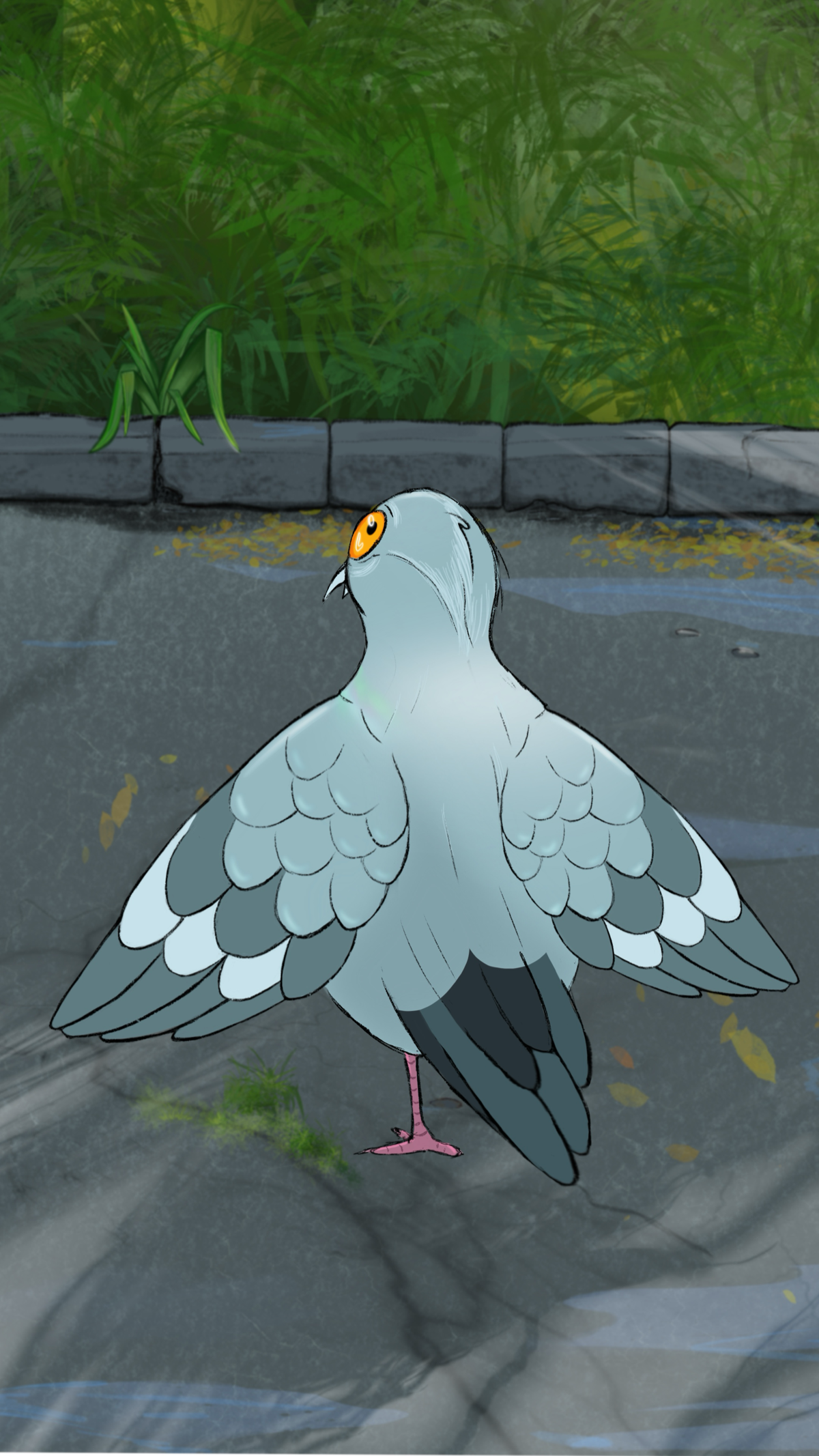 Голубь Вася 🐦
Рисую покадрово в Procreate, анимирую в Procreate Dreams.  Пыталась анимировать в Moho, но как-то не получается. Надо собраться с силами и попробовать этот Blender. | Сетка — социальная сеть от hh.ru