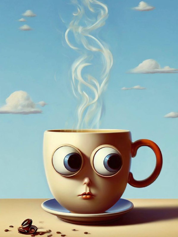 Бодрого утречка. Какая чашка кофе ты сегодня? 
#трудовыебудни #мем #ai #neuralart #neuralnetworks | Сетка — социальная сеть от hh.ru