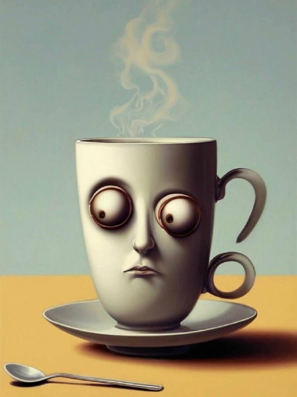 Бодрого утречка. Какая чашка кофе ты сегодня? 
#трудовыебудни #мем #ai #neuralart #neuralnetworks | Сетка — социальная сеть от hh.ru