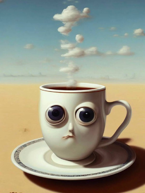 Бодрого утречка. Какая чашка кофе ты сегодня? 
#трудовыебудни #мем #ai #neuralart #neuralnetworks | Сетка — социальная сеть от hh.ru