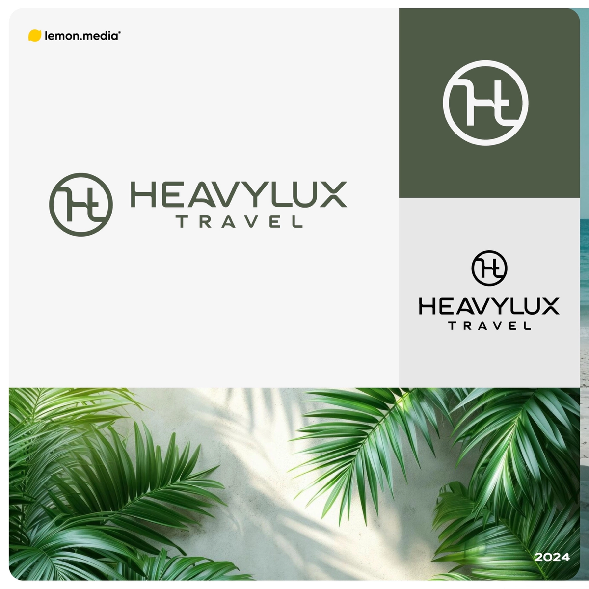 Логотип для Туристического агентства «HeavyLux Travel» 🏝 | Сетка — социальная сеть от hh.ru