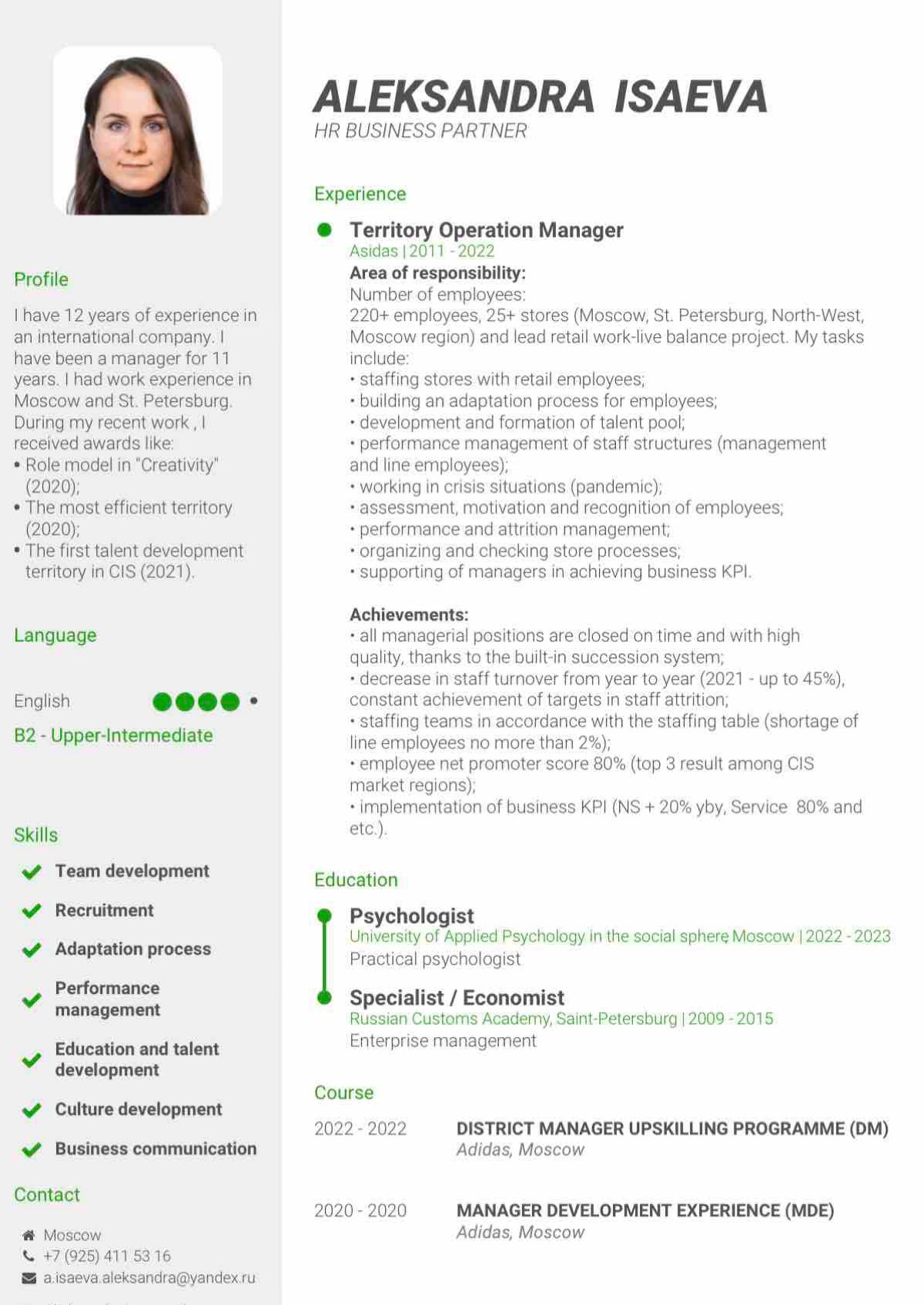 Network member avatar