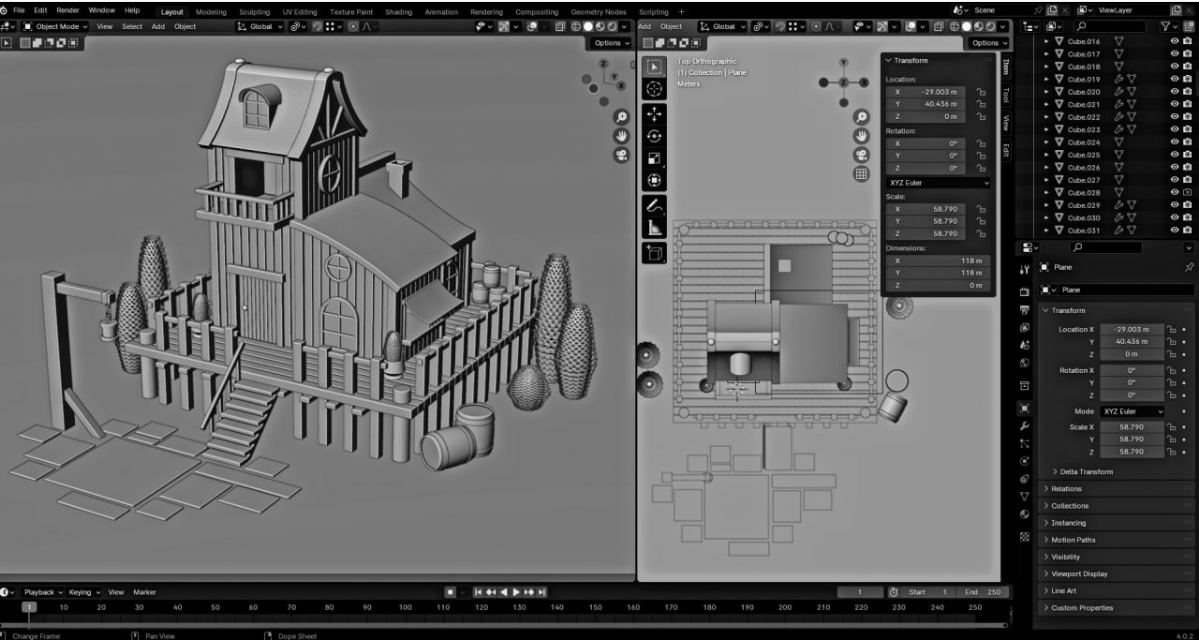Курс "3D Domik" от Дениса Кожар.
Blender | Сетка — социальная сеть от hh.ru