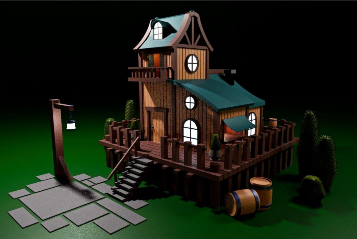 Курс "3D Domik" от Дениса Кожар.
Blender | Сетка — социальная сеть от hh.ru