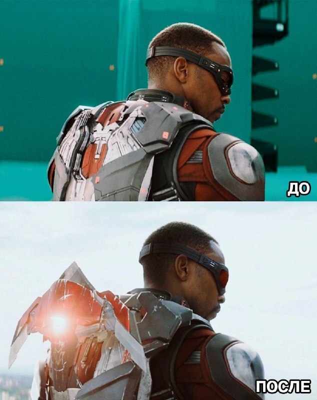 Кадры из фильмов Марвел до использования графики и после | Сетка — социальная сеть от hh.ru