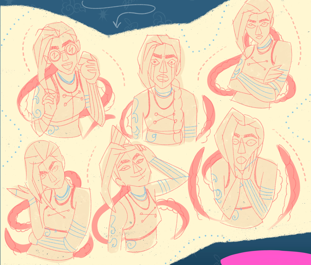 Однажды я посмотрела сериал Аркейн и влюбилась в него. А стикеров в телеграм по нему не было. Ну я и нарисовала себе стикерпак) Работа на себя заняла 5 дней | Сетка — социальная сеть от hh.ru