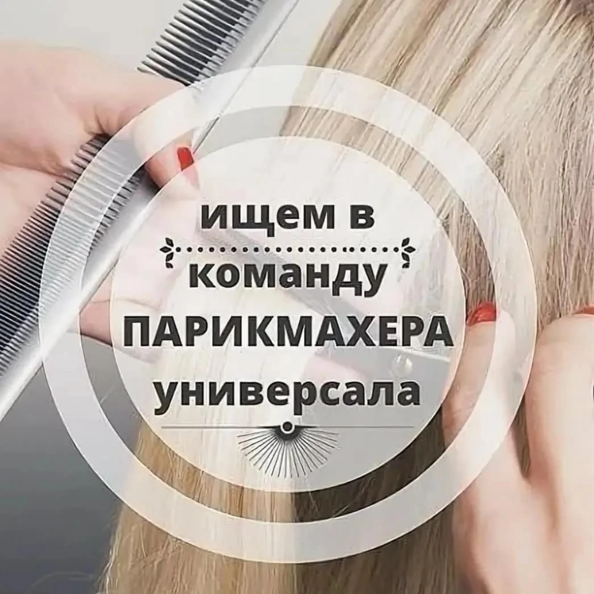 Санкт-Петербург
В студию красоты требуется ПАРИКМАХЕР-УНИВЕРСАЛ✂ | Сетка — социальная сеть от hh.ru