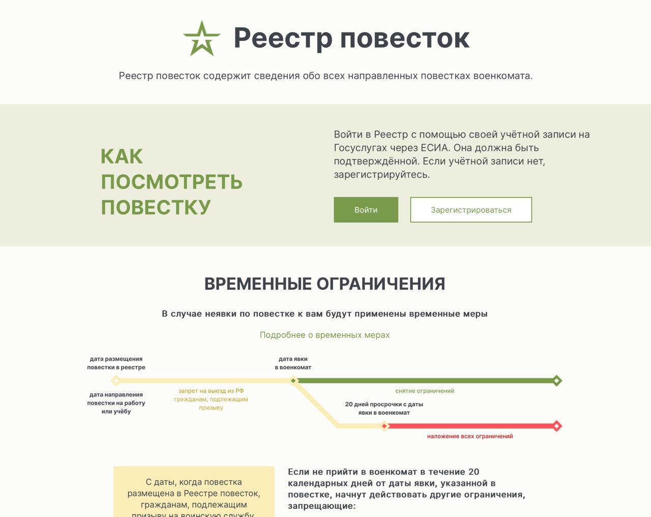 В России заработал сайт реестра повесток — на нём предлагается проверить, пришла ли вам повестка | Сетка — социальная сеть от hh.ru