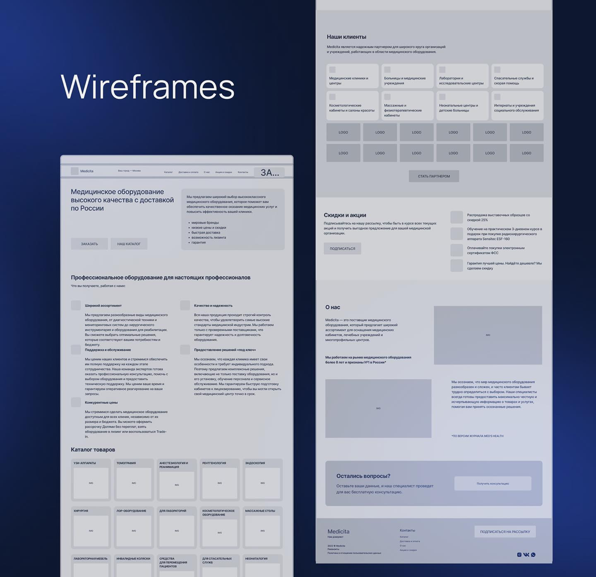 Кейс: Сайт для компании, продающей медицинское оборудование в России | Сетка — социальная сеть от hh.ru