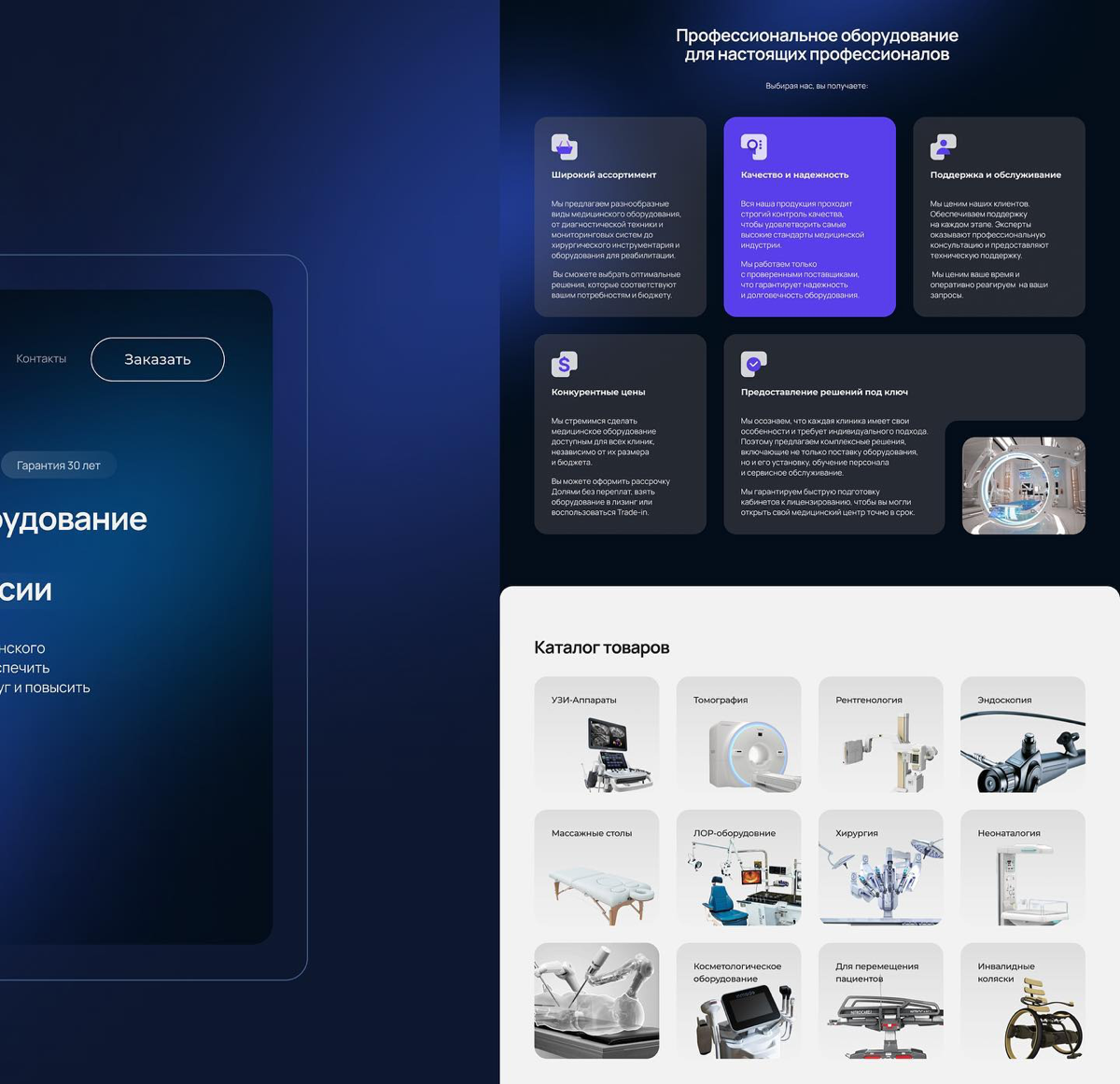 Кейс: Сайт для компании, продающей медицинское оборудование в России | Сетка — социальная сеть от hh.ru