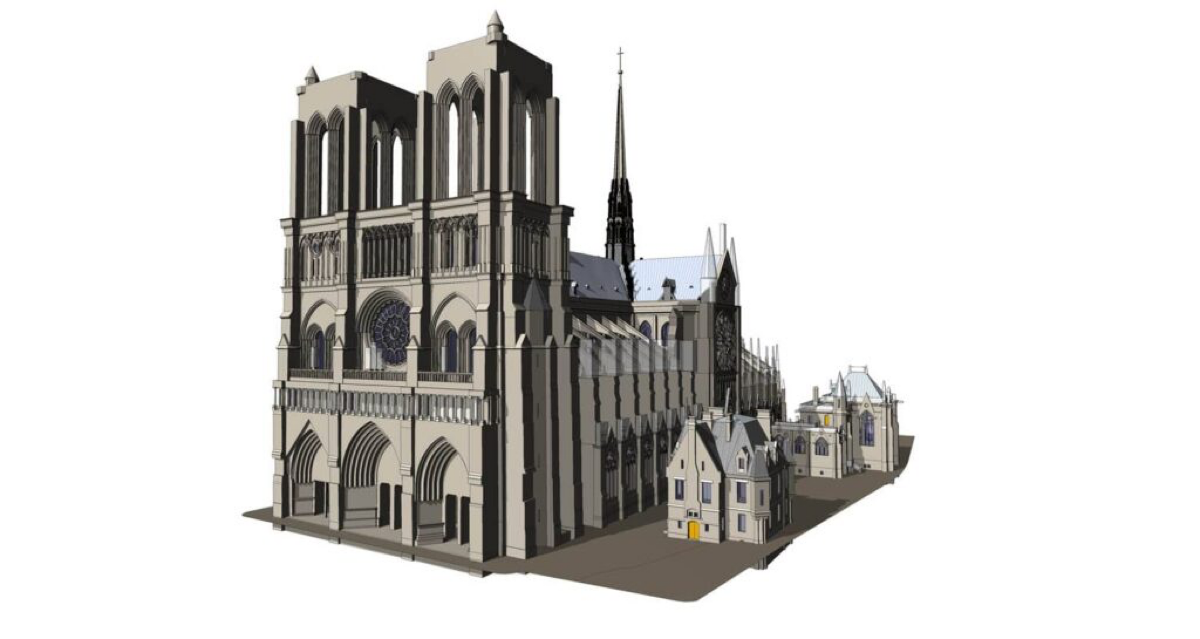 Как с помощью BIM-модели восстанавливают Нотр-дам (Notre Dam | Сетка — социальная сеть от hh.ru