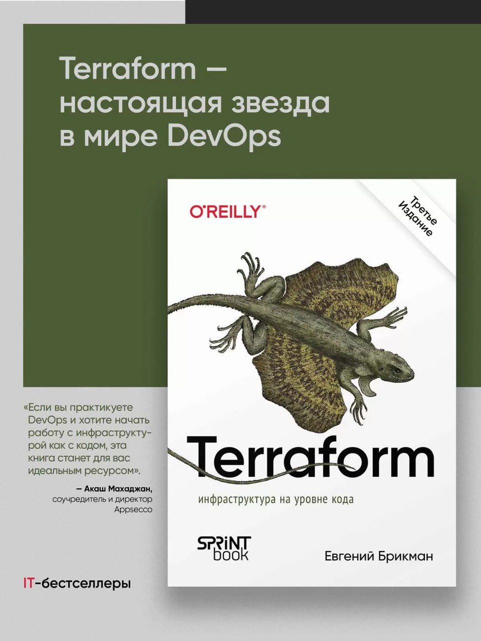 Книга «Terraform: инфраструктура на уровне кода. 3-е межд. изд.»
https://habr.com/ru/companies/piter/articles/795011/ | Сетка — социальная сеть от hh.ru