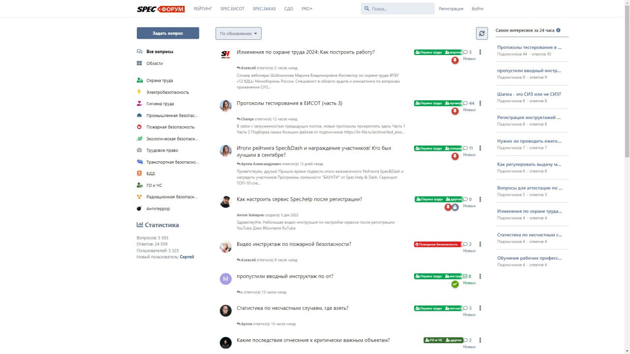 Напоминаем, что в нашей экосистеме SpecHelp на данный момент работает три сервиса для СОТов и смежников:🔴 SPEC.ФОРУМ🔵 SPEC.ЕИСОТ🟣 SPEC.ЗАКАЗ | Сетка — социальная сеть от hh.ru