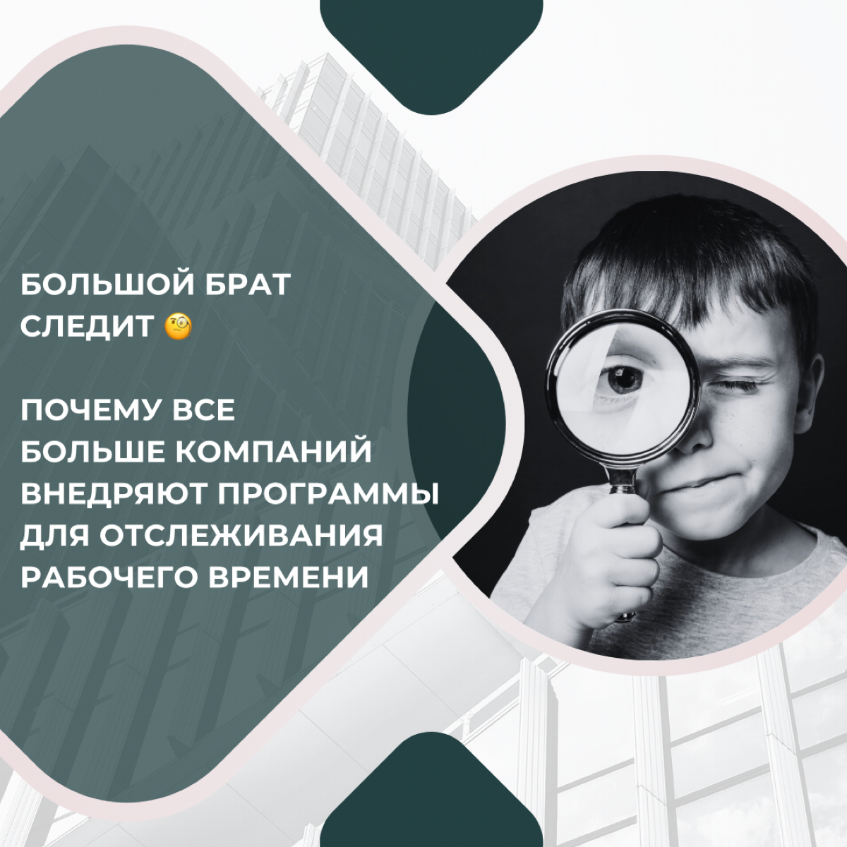 Большой Брат следит? Или почему все больше компаний внедряют | Сетка — социальная сеть от hh.ru