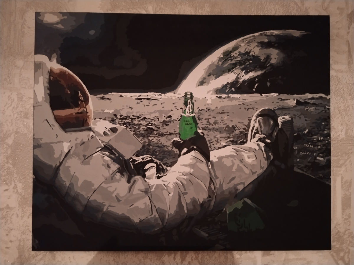 Картина Сок Алое, 50*40 см.
Космос уже в нас. И мы уже в космосе.
Картина показывает, что Земля уже победила как самый комфортный и уютный дом для человека.
Осталось подтвердить на практике | Сетка — социальная сеть от hh.ru
