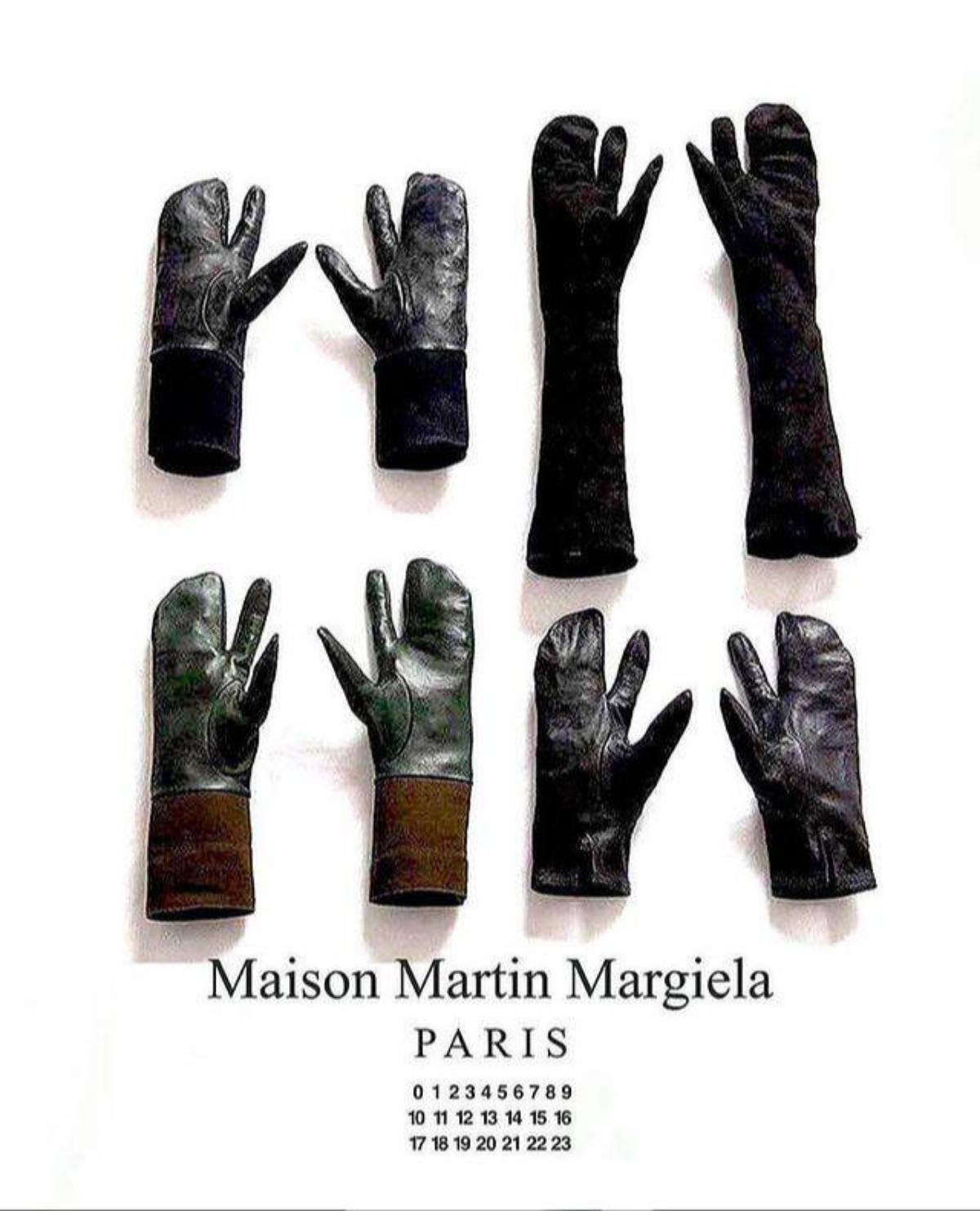 #fashion #style
MAISON MARTIN MARGIELA
FW 1999
LEATHER TABI GLOVES
📌Ссылка на телеграмм канал: https://t.me/sspxps
#дизайн #мода #fashion  #runaway #design | Сетка — социальная сеть от hh.ru