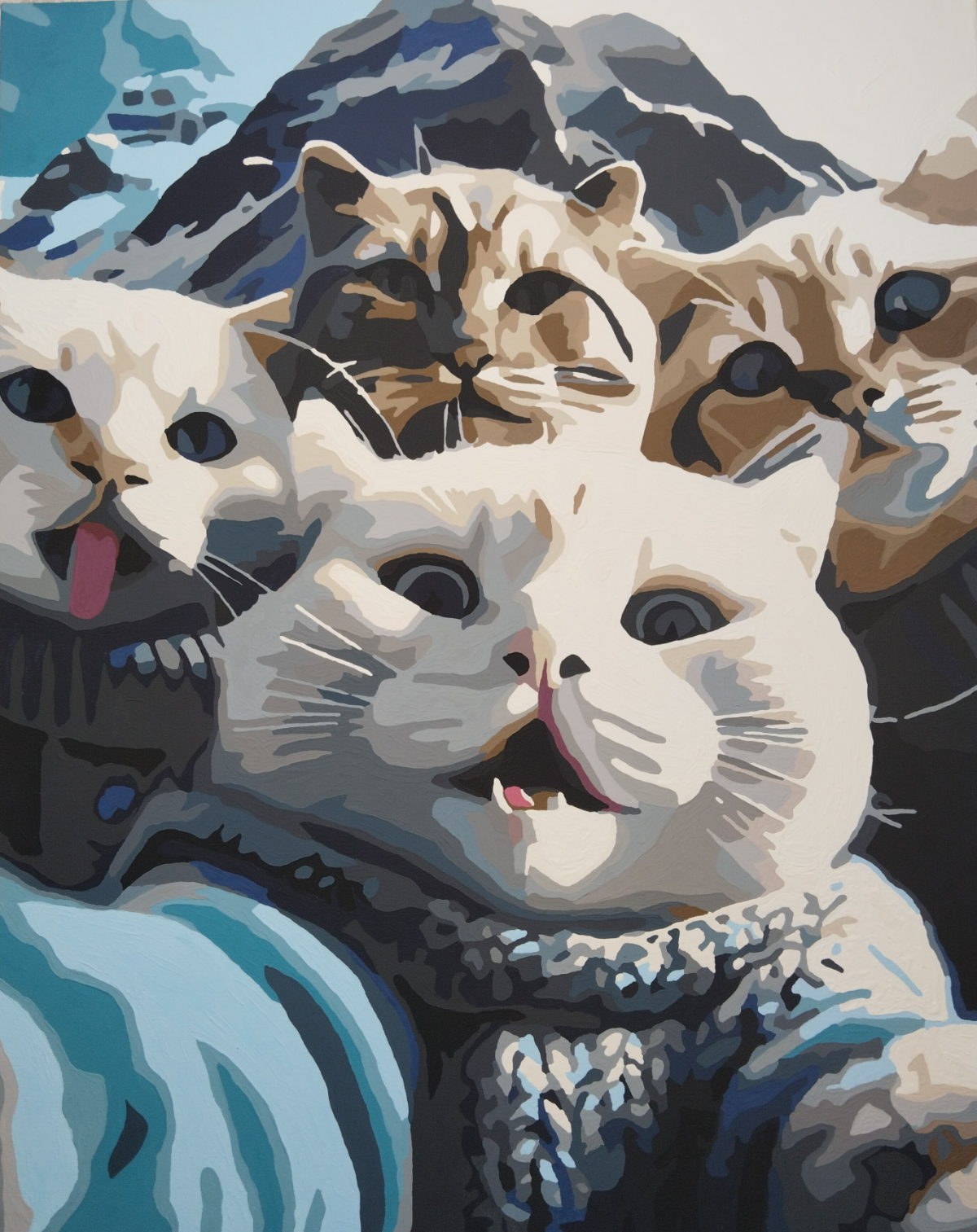 Картина Селфи, 40*50 см.
Взгляд котиков на воду?
Взгляд котиков на зеркало?
Взгляд котиков на камеру?
Взгляд котиков в глаза?
.. | Сетка — социальная сеть от hh.ru