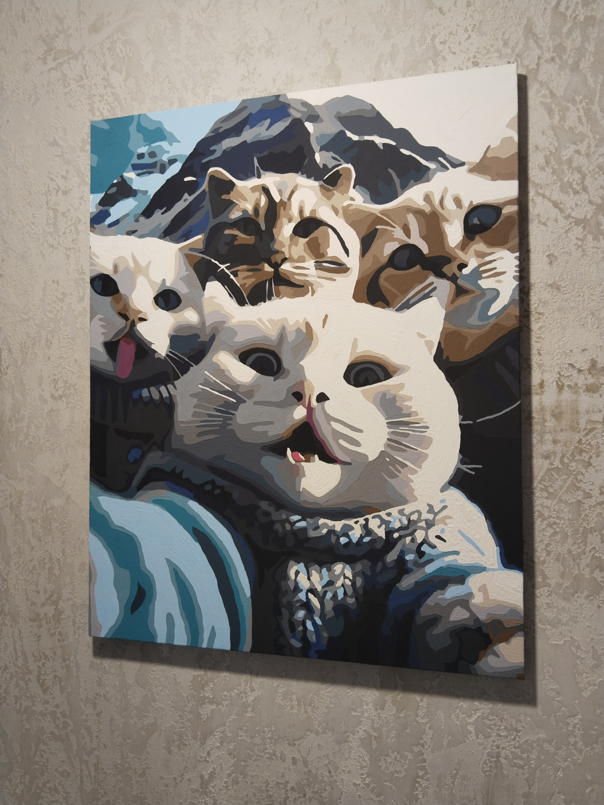 Картина Селфи, 40*50 см.
Взгляд котиков на воду?
Взгляд котиков на зеркало?
Взгляд котиков на камеру?
Взгляд котиков в глаза?
.. | Сетка — социальная сеть от hh.ru