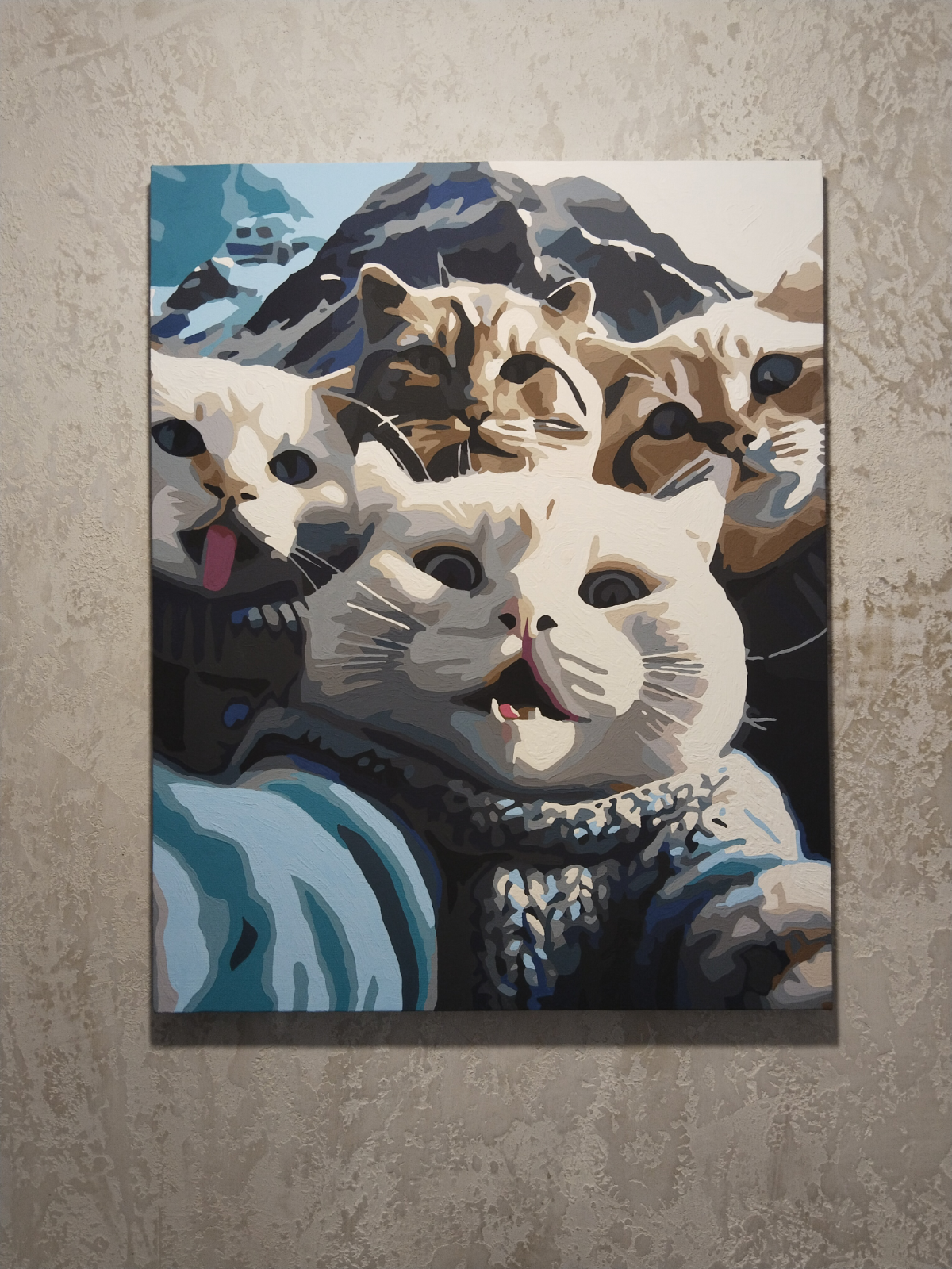 Картина Селфи, 40*50 см.
Взгляд котиков на воду?
Взгляд котиков на зеркало?
Взгляд котиков на камеру?
Взгляд котиков в глаза?
.. | Сетка — социальная сеть от hh.ru