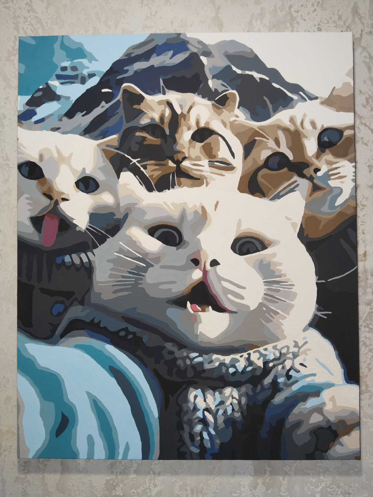 Картина Селфи, 40*50 см.
Взгляд котиков на воду?
Взгляд котиков на зеркало?
Взгляд котиков на камеру?
Взгляд котиков в глаза?
.. | Сетка — социальная сеть от hh.ru