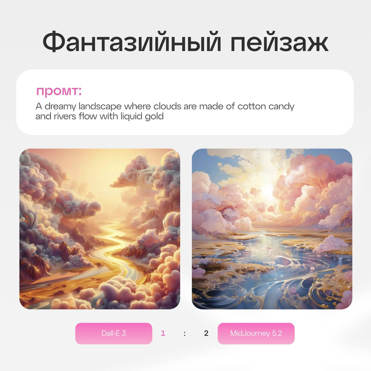 Баттл гигантов ИИ: Midjourney vs DALL-E
Мы устроили битву, оценивая их по разным критериям. Кто лучше справился с заданиями и получил больше баллов? А каким ИИ пользуетесь вы? 🍄 | Сетка — социальная сеть от hh.ru