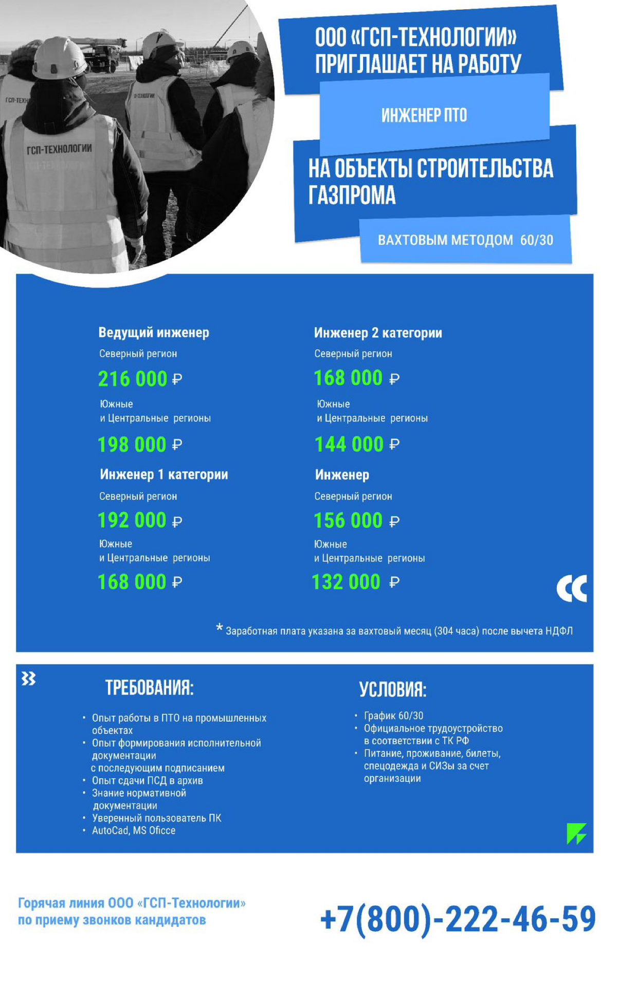 Актуальные вакансии в ГСП-Технологии! | Сетка — социальная сеть от hh.ru