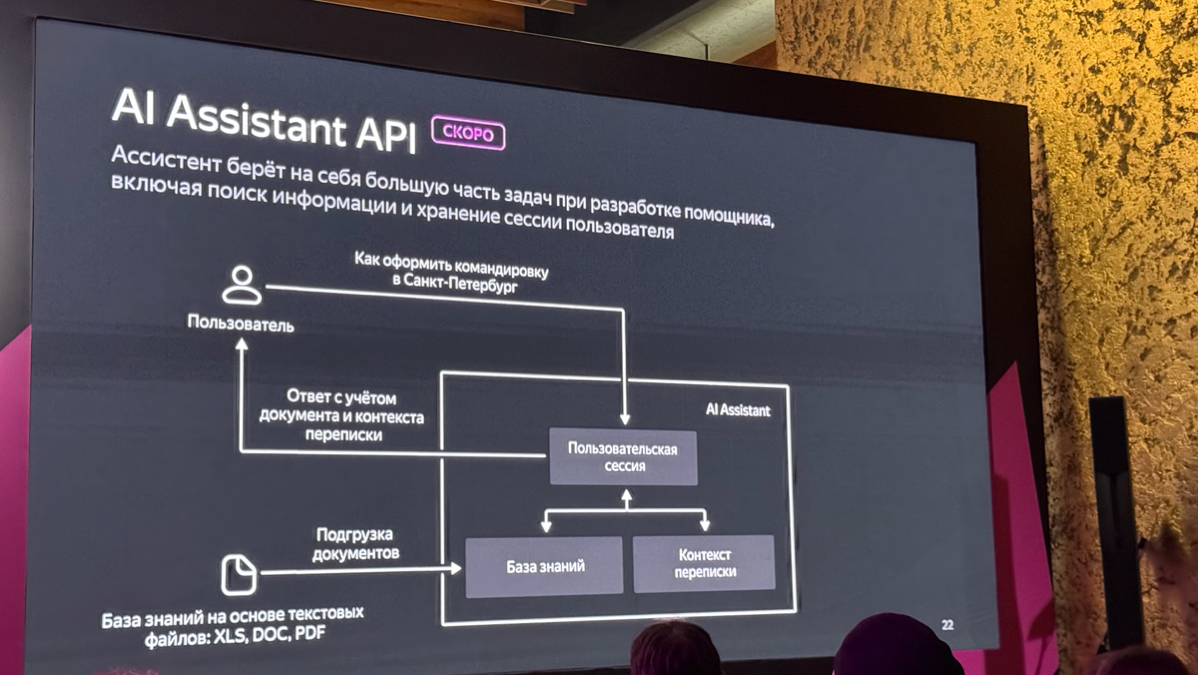 Сегодня на Yandex Scale, заглянул на трек про AI/ML. Сильно удивился, когда на вопрос в аудиторию : «У кого в бизнесе уже начинают интеграцию с AI инструментами?»- руки подняла бОльшая часть аудитории | Сетка — социальная сеть от hh.ru