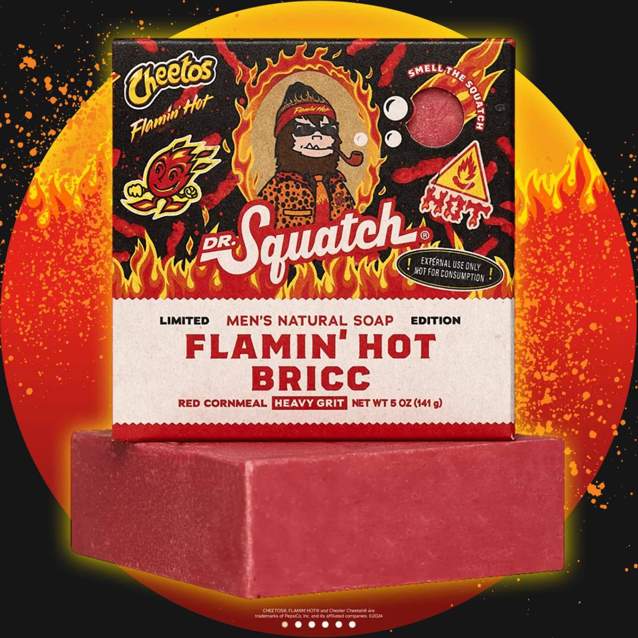 Бренд Dr. Squatch выкатил мыло с ароматом Cheetos, чтобы ваши руки всегда пахли чипсиками.
Кайф, кайф
🍕зумеры в телеграм | Сетка — социальная сеть от hh.ru