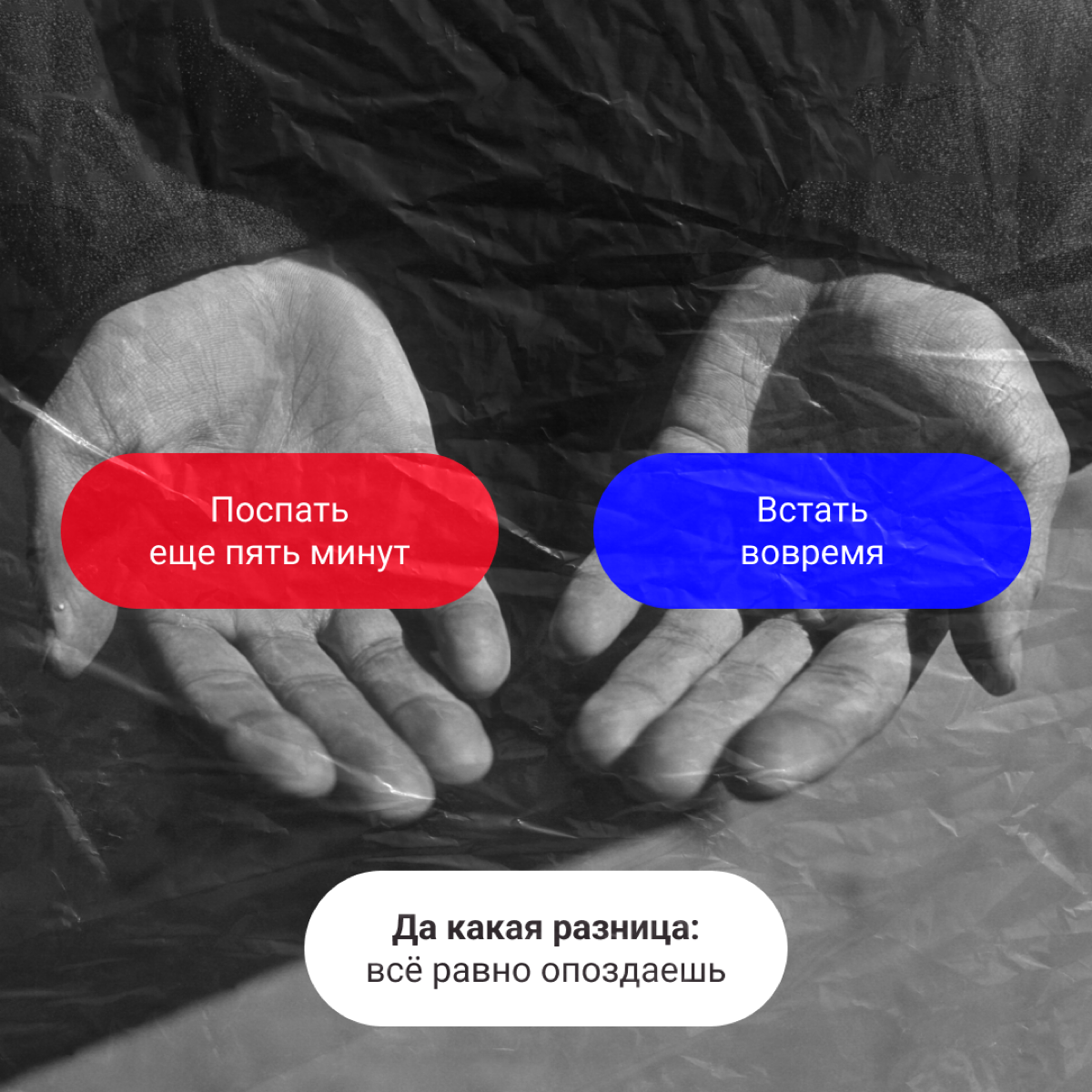 Выбирайте таблетку. Ничего не изменится, но хоть поржете 💊
Забегал Морфеус, оставил таблетки. Не, не красные и синие, а с выбором без выбора. Ищите свои, а мы пока ложки погнем. | Сетка — социальная сеть от hh.ru