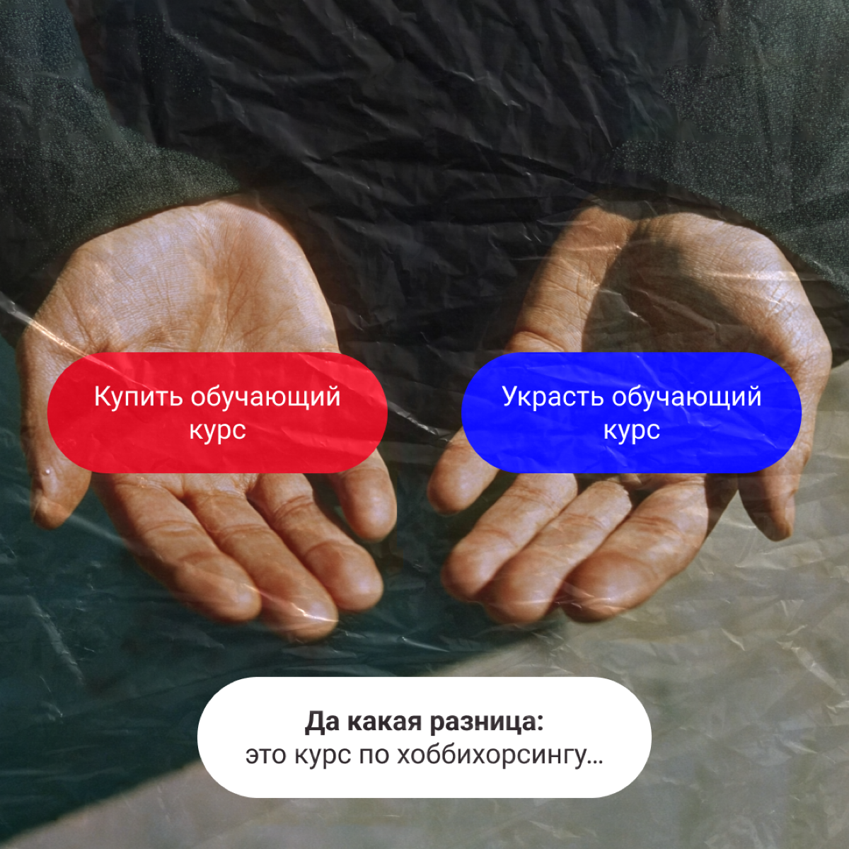 Выбирайте таблетку. Ничего не изменится, но хоть поржете 💊
Забегал Морфеус, оставил таблетки. Не, не красные и синие, а с выбором без выбора. Ищите свои, а мы пока ложки погнем. | Сетка — социальная сеть от hh.ru