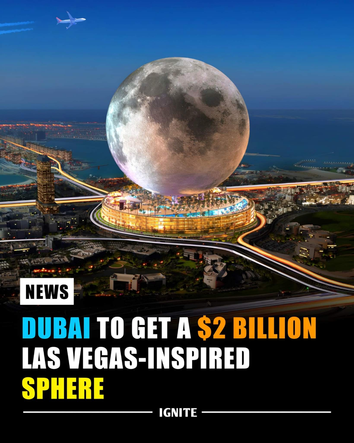 MGM Resorts is bringing the famous Las Vegas Sphere to Dubai with a $2 billion project that will change the city’s entertainment scene! 🌍🎉 Although a bit smaller than the one in Vegas, the Dubai Spher... | Сетка — социальная сеть от hh.ru