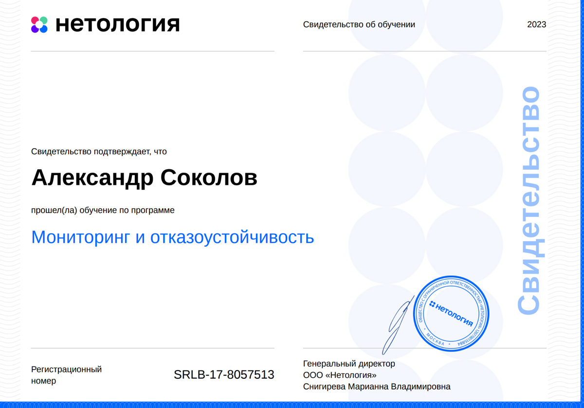 Александр Соколов | Сетка — социальная сеть от hh.ru