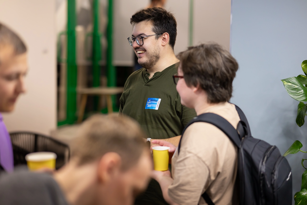 25 сентября я посетил оффлайн-митап IT Talk by Sber в Сочи | Сетка — социальная сеть от hh.ru