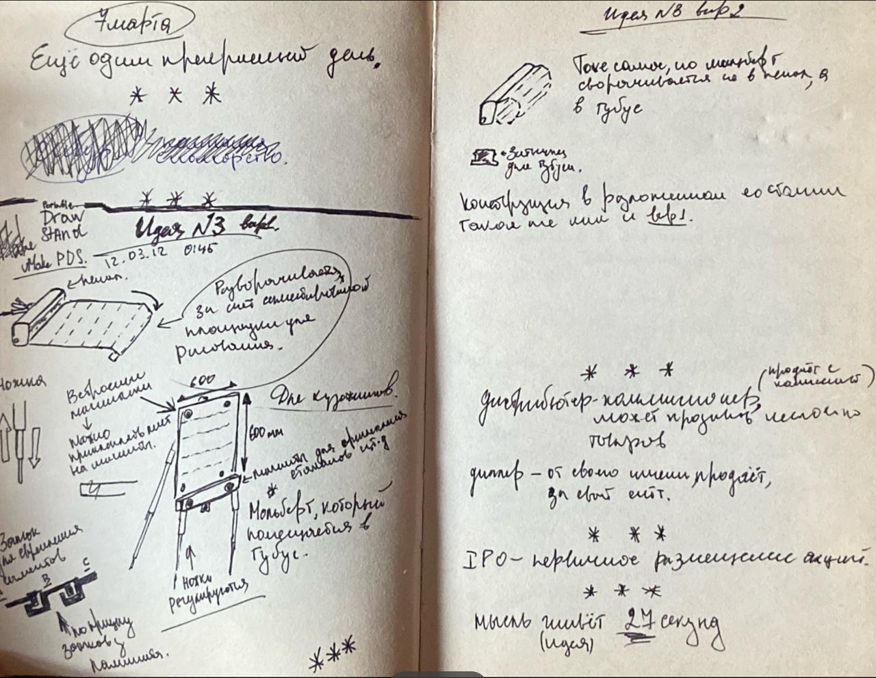 штуковина о канале
💡 Я с юношества мечтал заниматься инновациями и изобретательством. На фото вы видите мои первые потуги | Сетка — социальная сеть от hh.ru