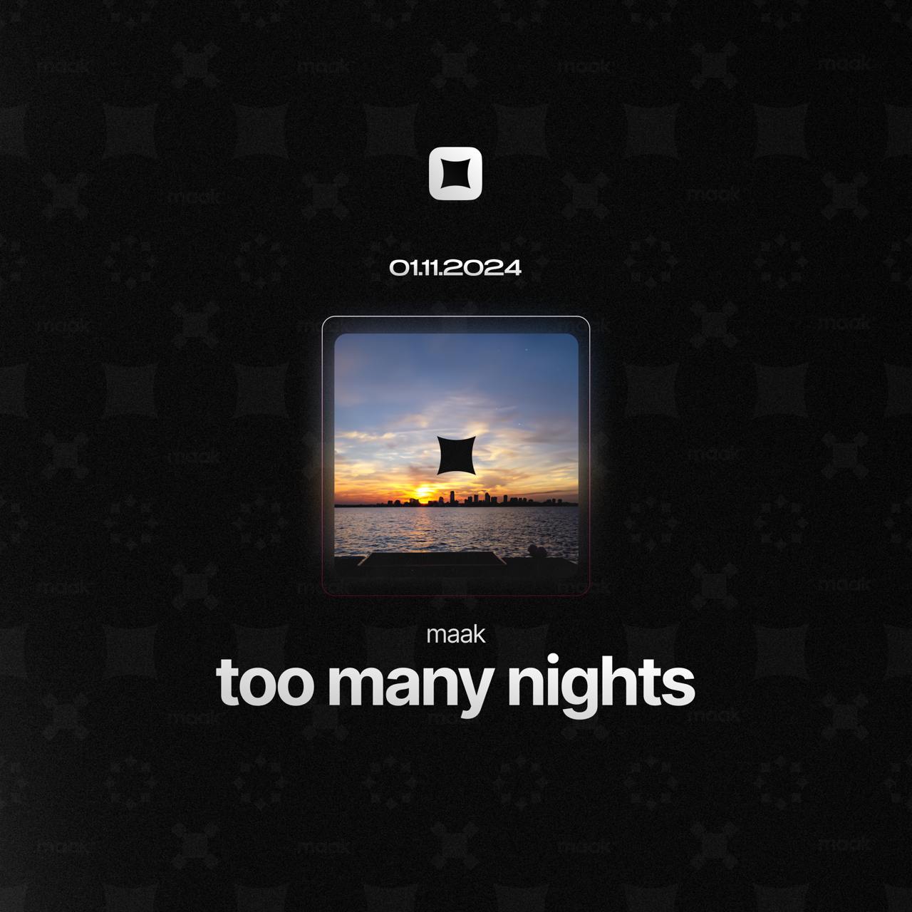 🫶 Делай пресейв нового релиза!
🎵 maak — too many nights
🗓 Дата — 1 ноября 2024
☀️ Сделать pre-save
⚡️ Заказать услуги дистрибуции
#distro#play· #музыка
🔗 maak® × подробнее | Сетка — социальная сеть от hh.ru