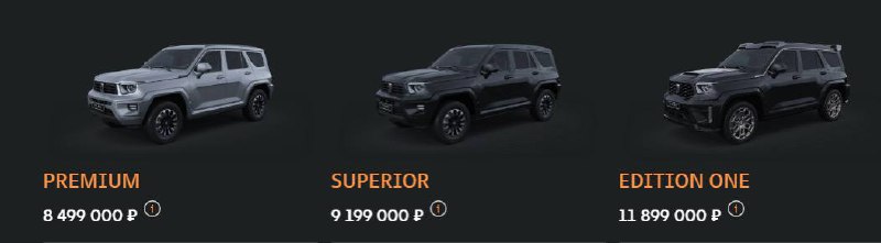 От 8.500.000₽, вы серьезно? 😳
Это новый Tank 700 если что.
#автоновости#tank#tank700 | Сетка — социальная сеть от hh.ru
